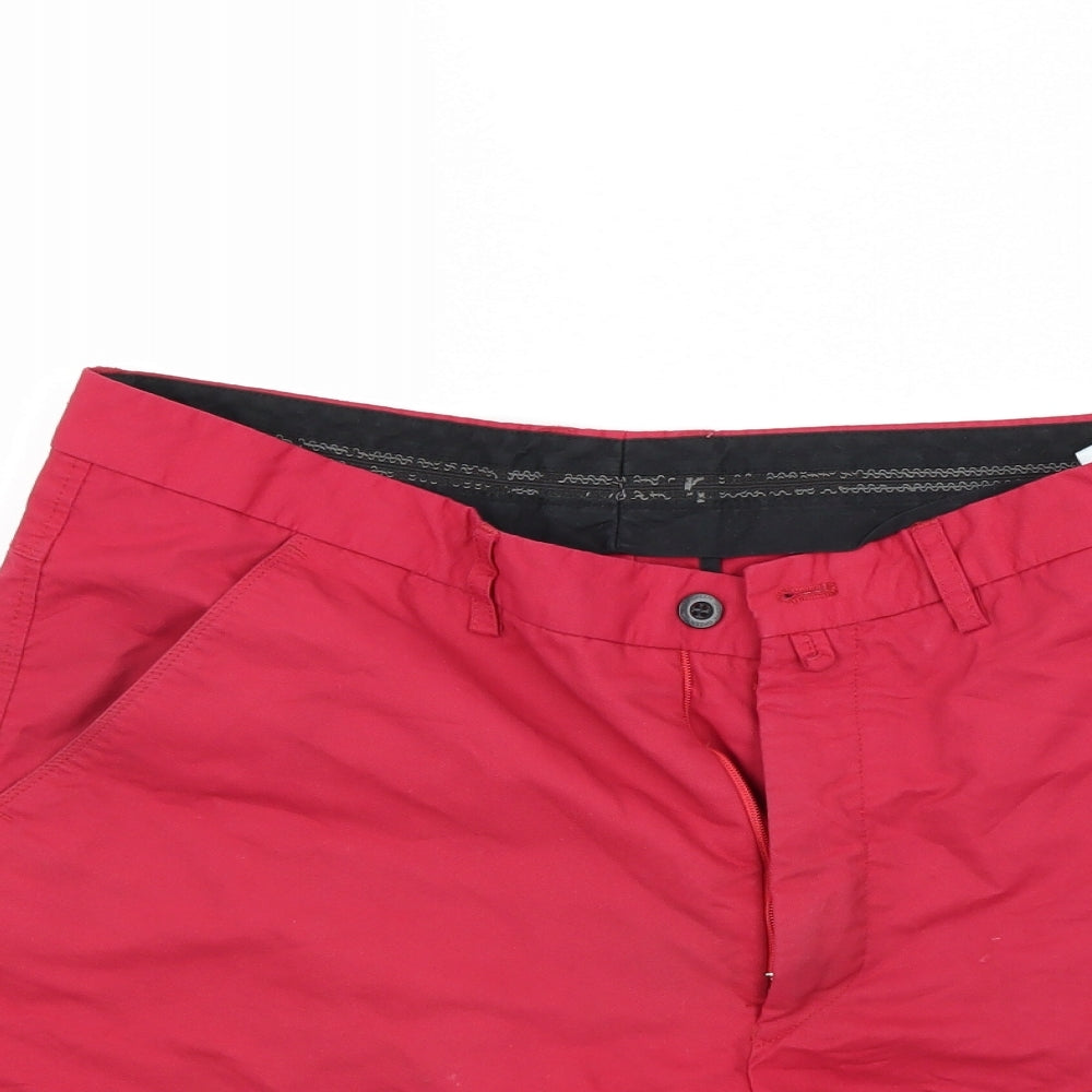 Galvin Green Mens Red   Chino Shorts Size 32