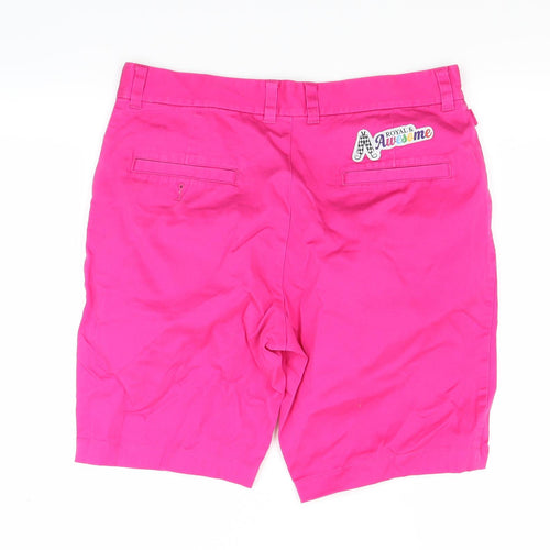 royal awsome Mens Pink   Chino Shorts Size 32