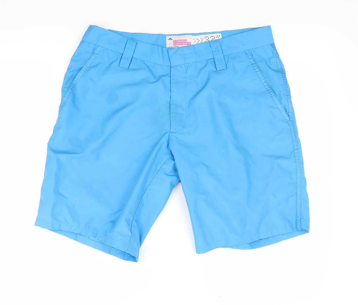 J.Lindeberg Mens Blue   Chino Shorts Size 32
