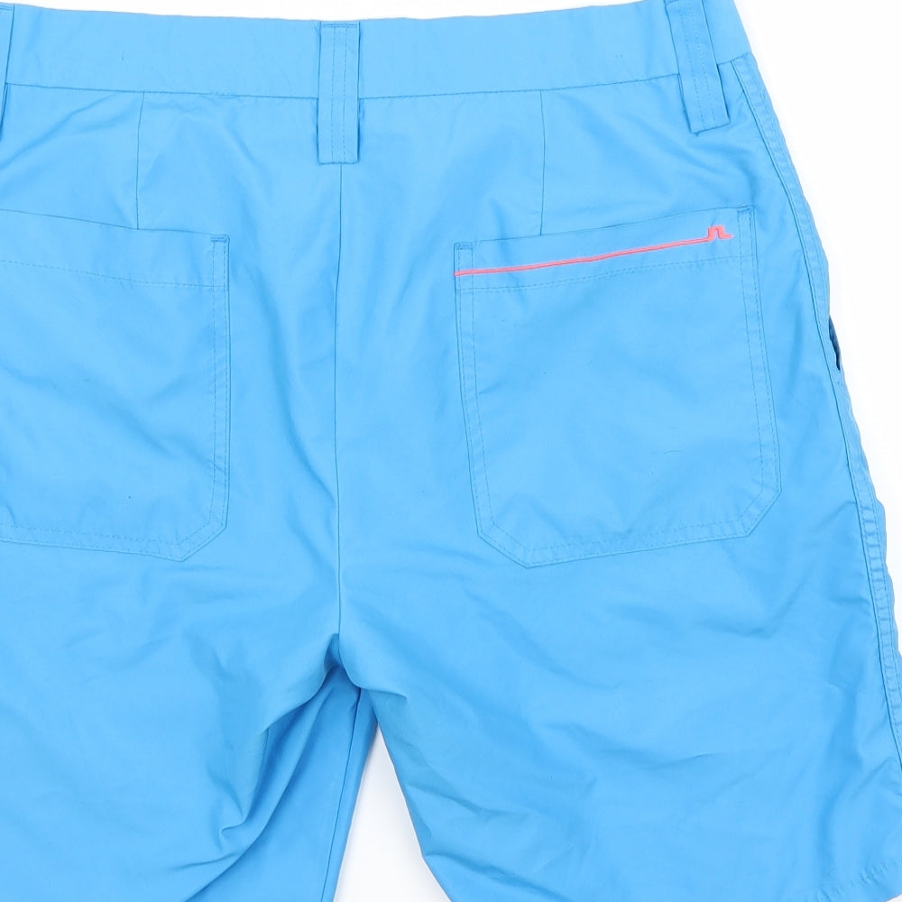 J.Lindeberg Mens Blue   Chino Shorts Size 32