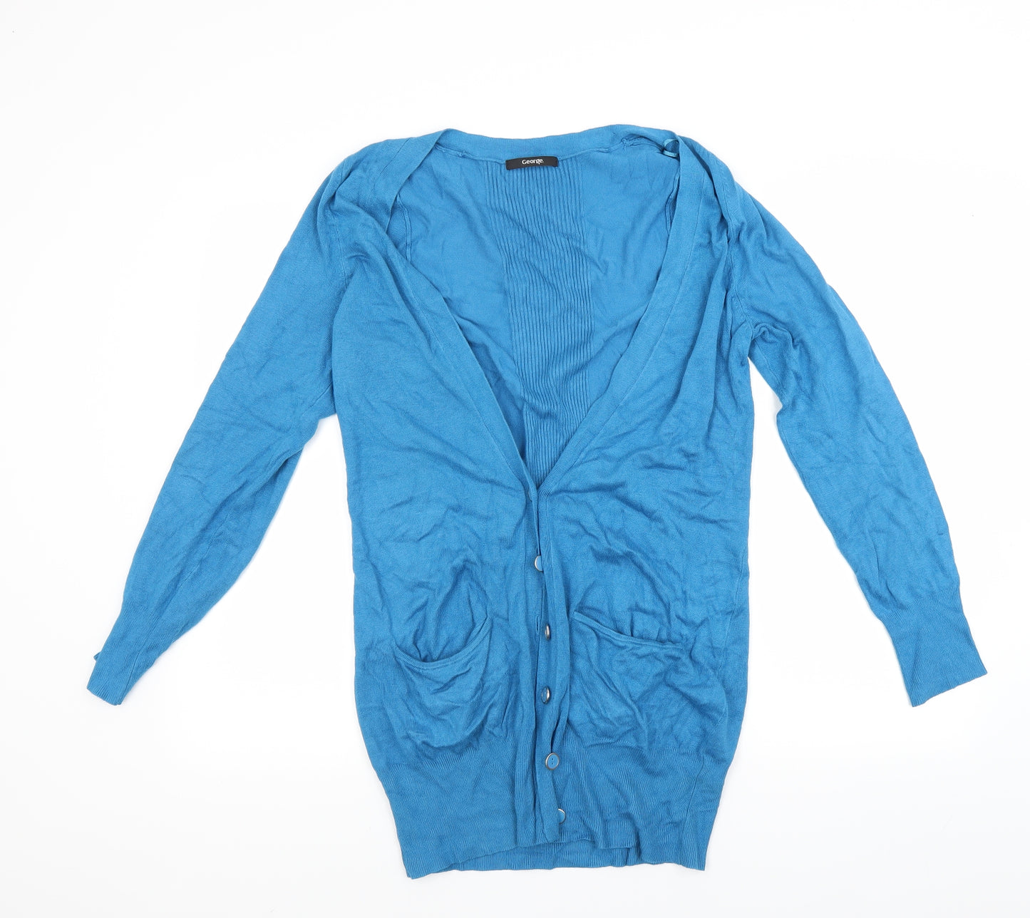 George Womens Blue   Cardigan Jumper Size 14