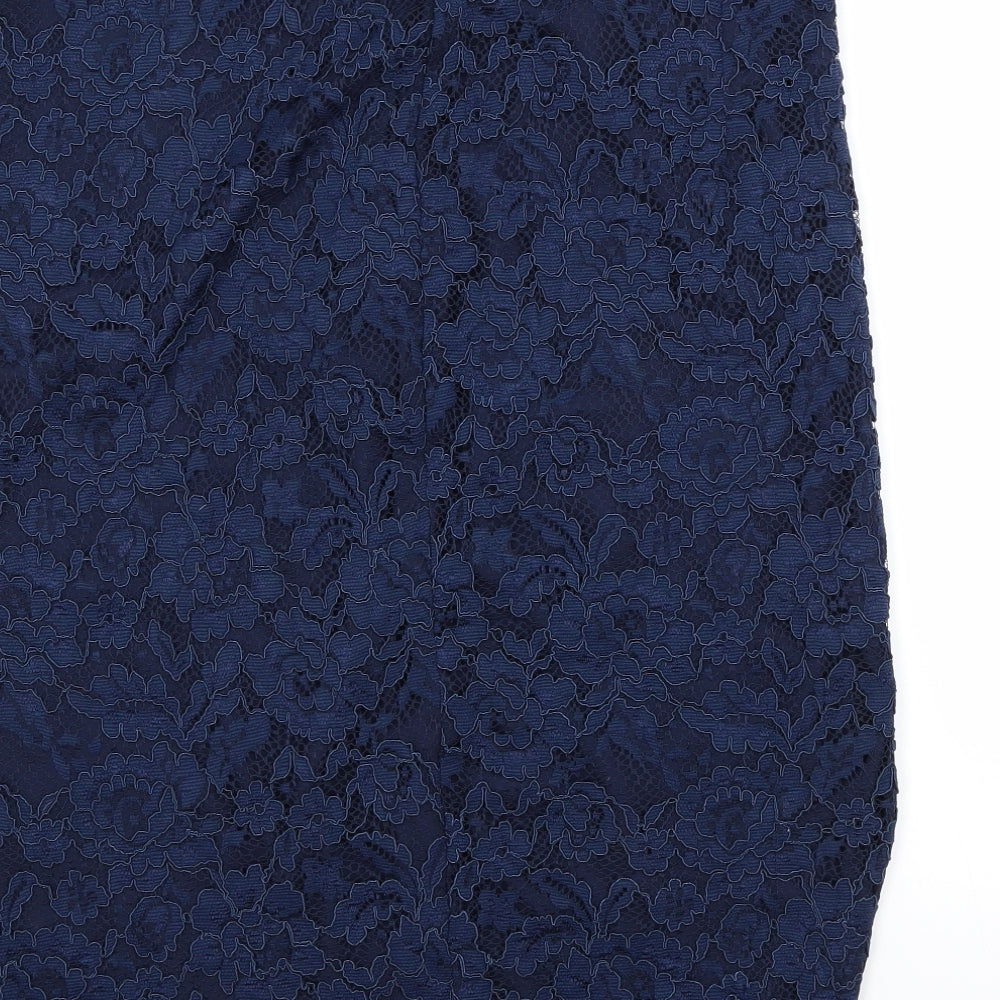 F&F Womens Blue   A-Line Skirt Size 16