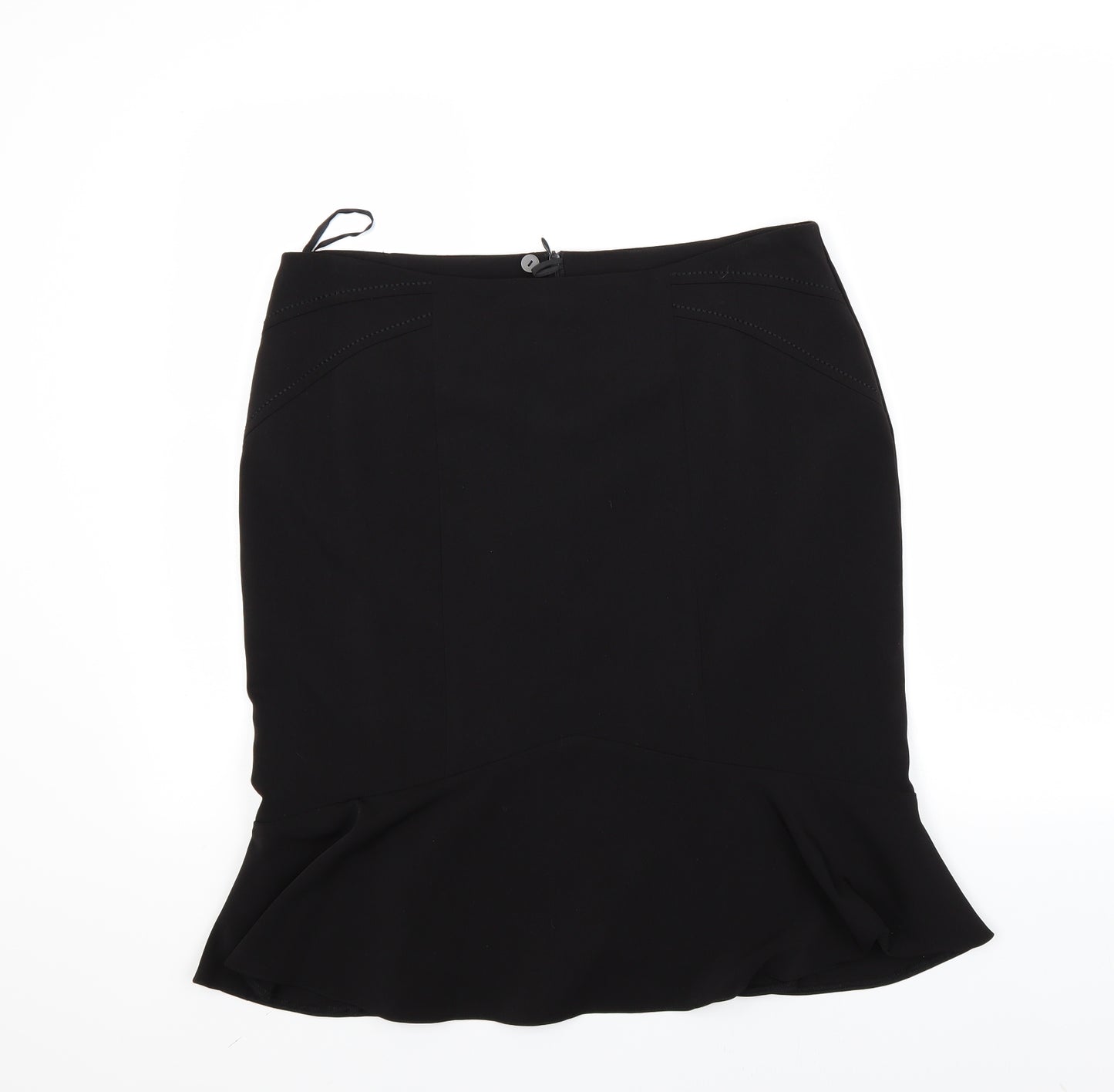 Marks and Spencer Womens Black   A-Line Skirt Size 14