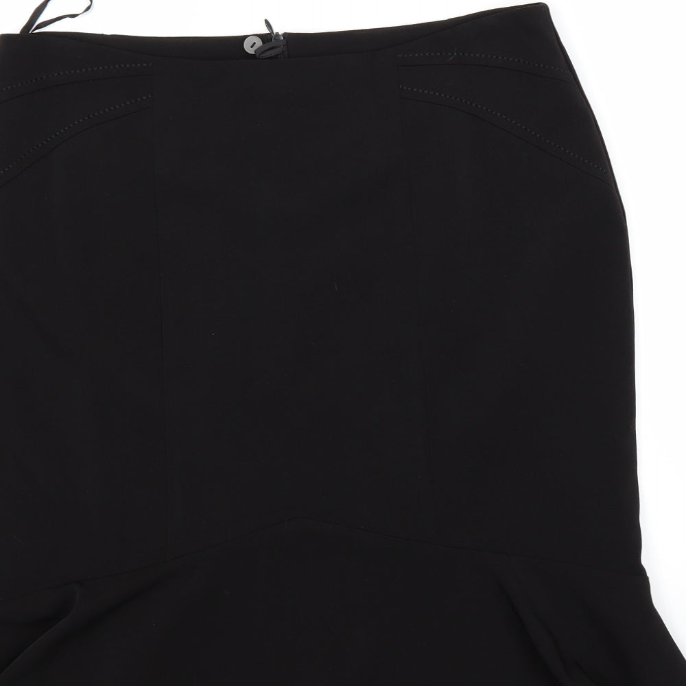 Marks and Spencer Womens Black   A-Line Skirt Size 14