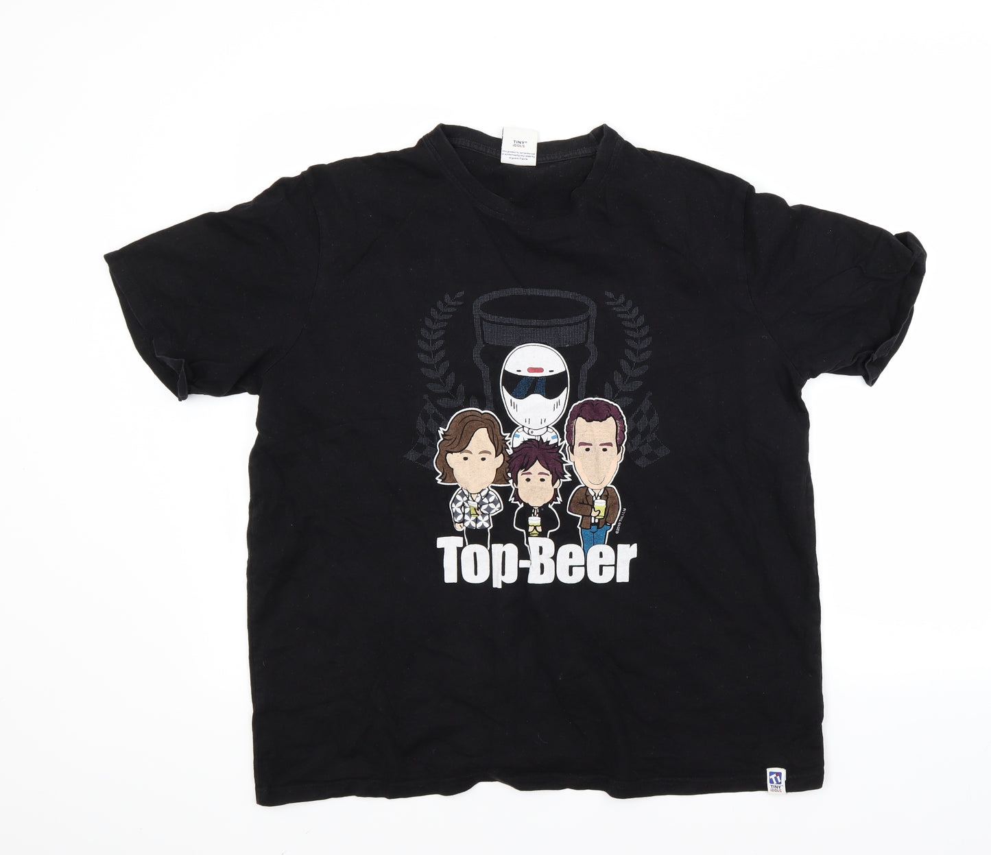 Preworn Mens Black    T-Shirt Size XL  - Top gear