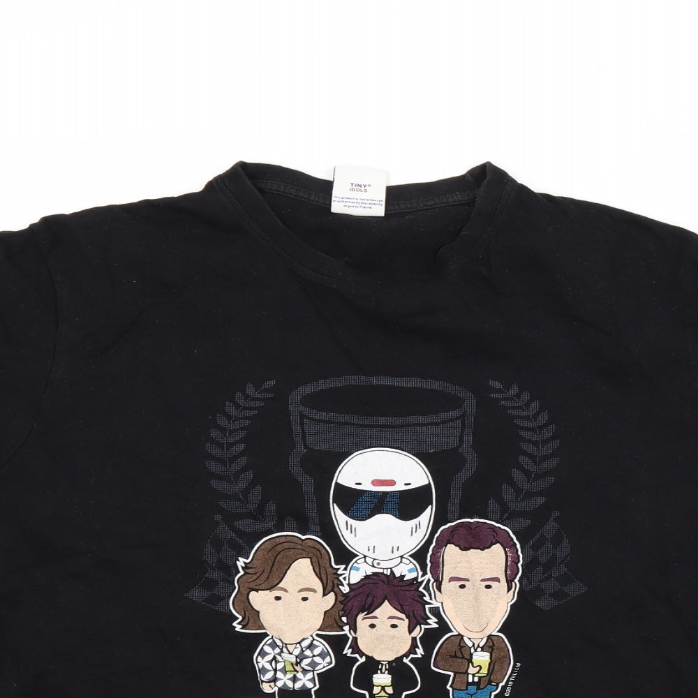 Preworn Mens Black    T-Shirt Size XL  - Top gear