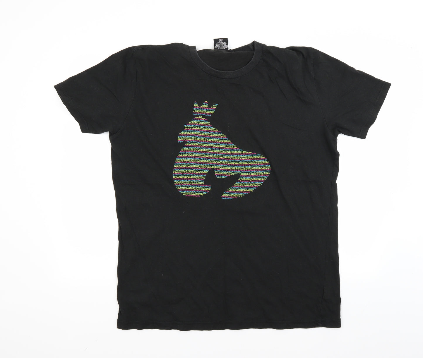 Preworn Mens Black    T-Shirt Size XL