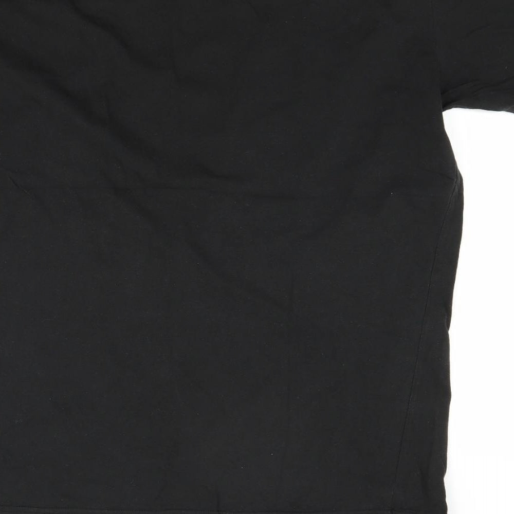 Preworn Mens Black    T-Shirt Size XL