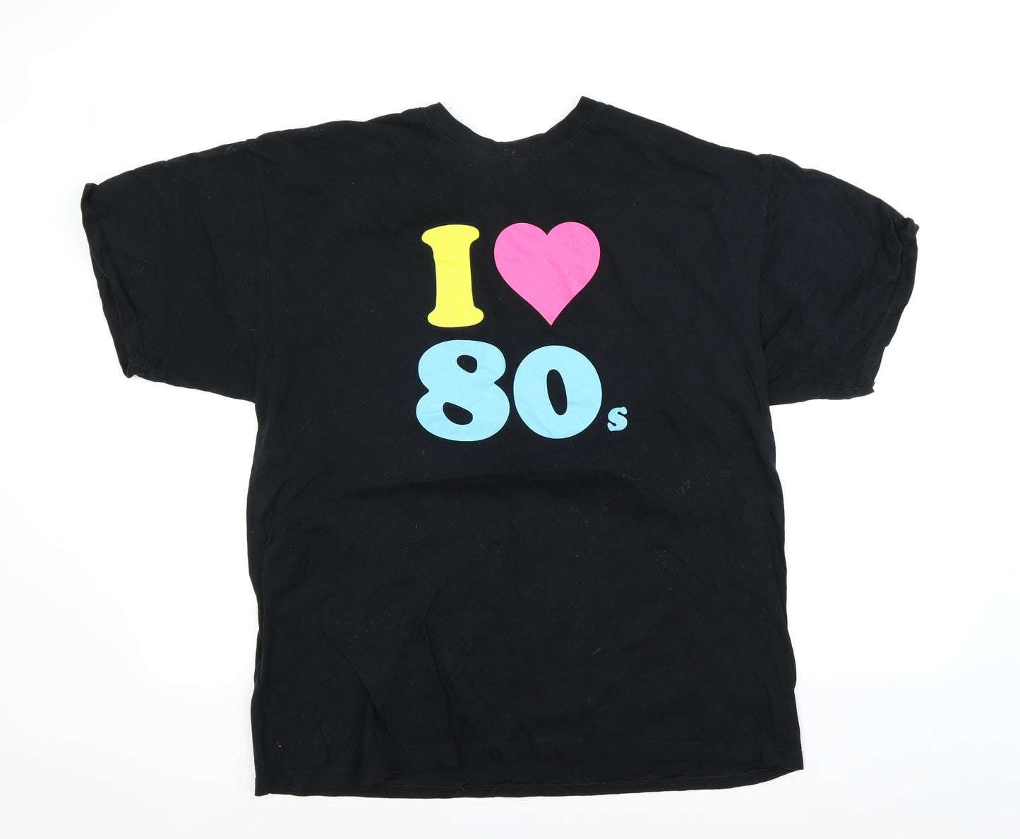 SG Mens Black    T-Shirt Size XL  - 1980's