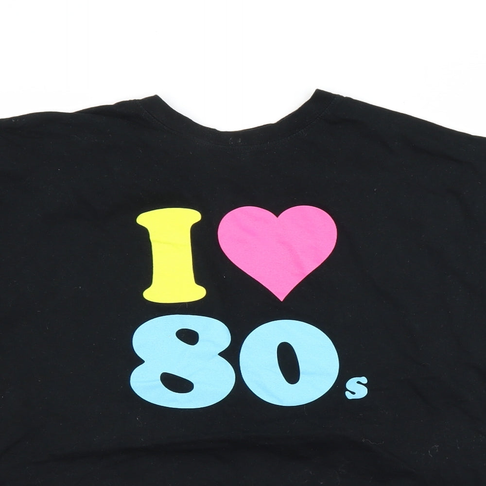 SG Mens Black    T-Shirt Size XL  - 1980's