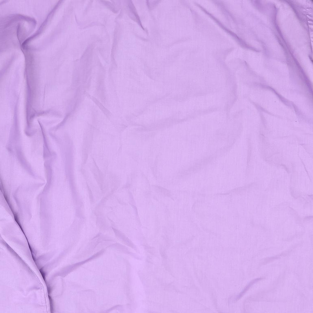 pARADIGM Mens Purple    Dress Shirt Size 18