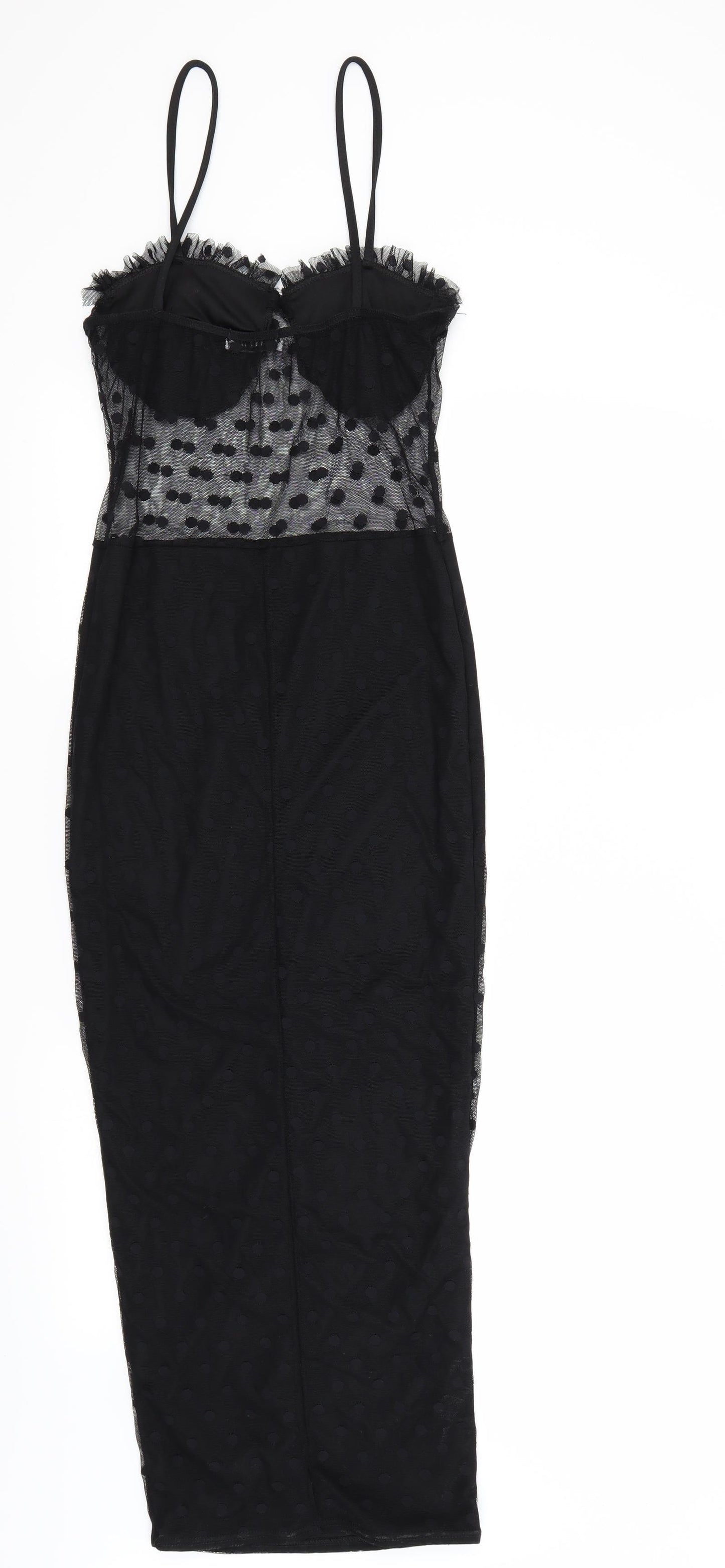 Femme luxe Womens Black   Skater Dress  Size 12