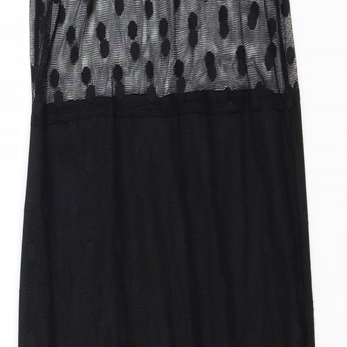Femme luxe Womens Black   Skater Dress  Size 12