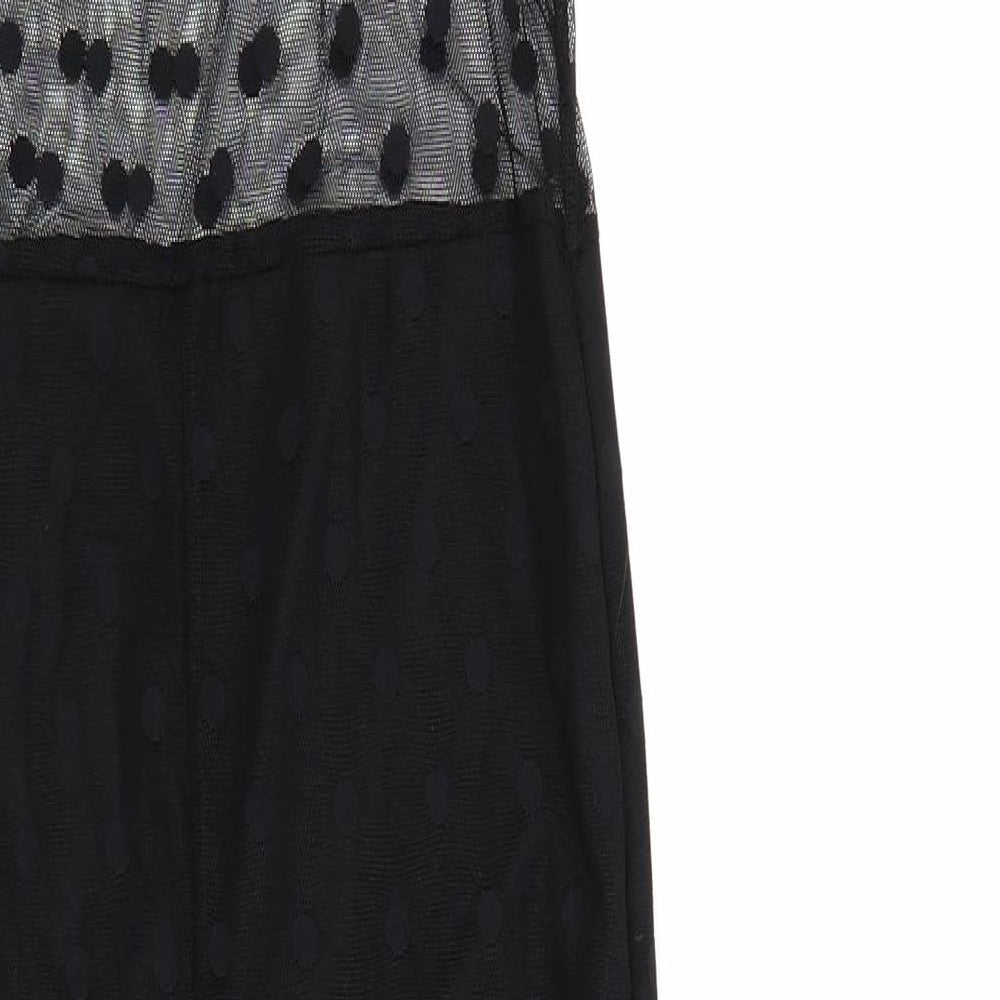 Femme luxe Womens Black   Skater Dress  Size 12