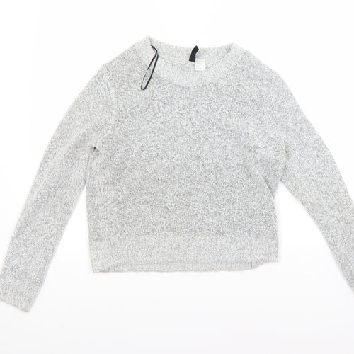 Divided Womens Grey   Pullover Jumper Size S
