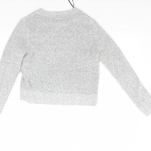 Divided Womens Grey   Pullover Jumper Size S