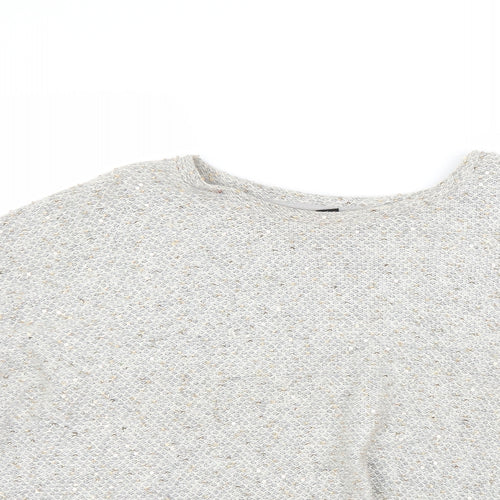 New Look Womens Grey   Pullover Jumper Size M