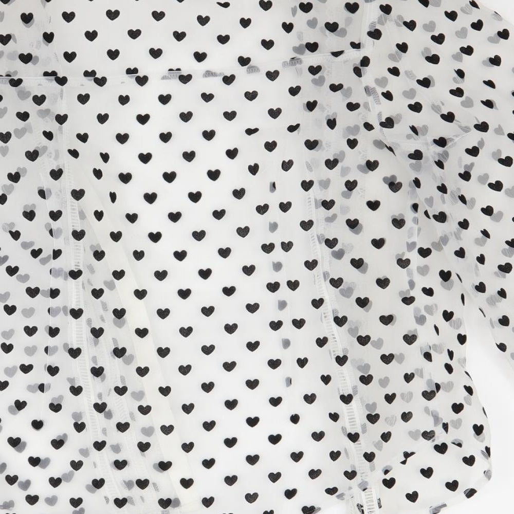 River Island Womens White   Basic Blouse Size 12