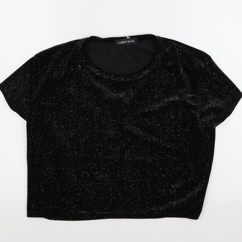cameo rose Womens Black   Cropped T-Shirt Size 12