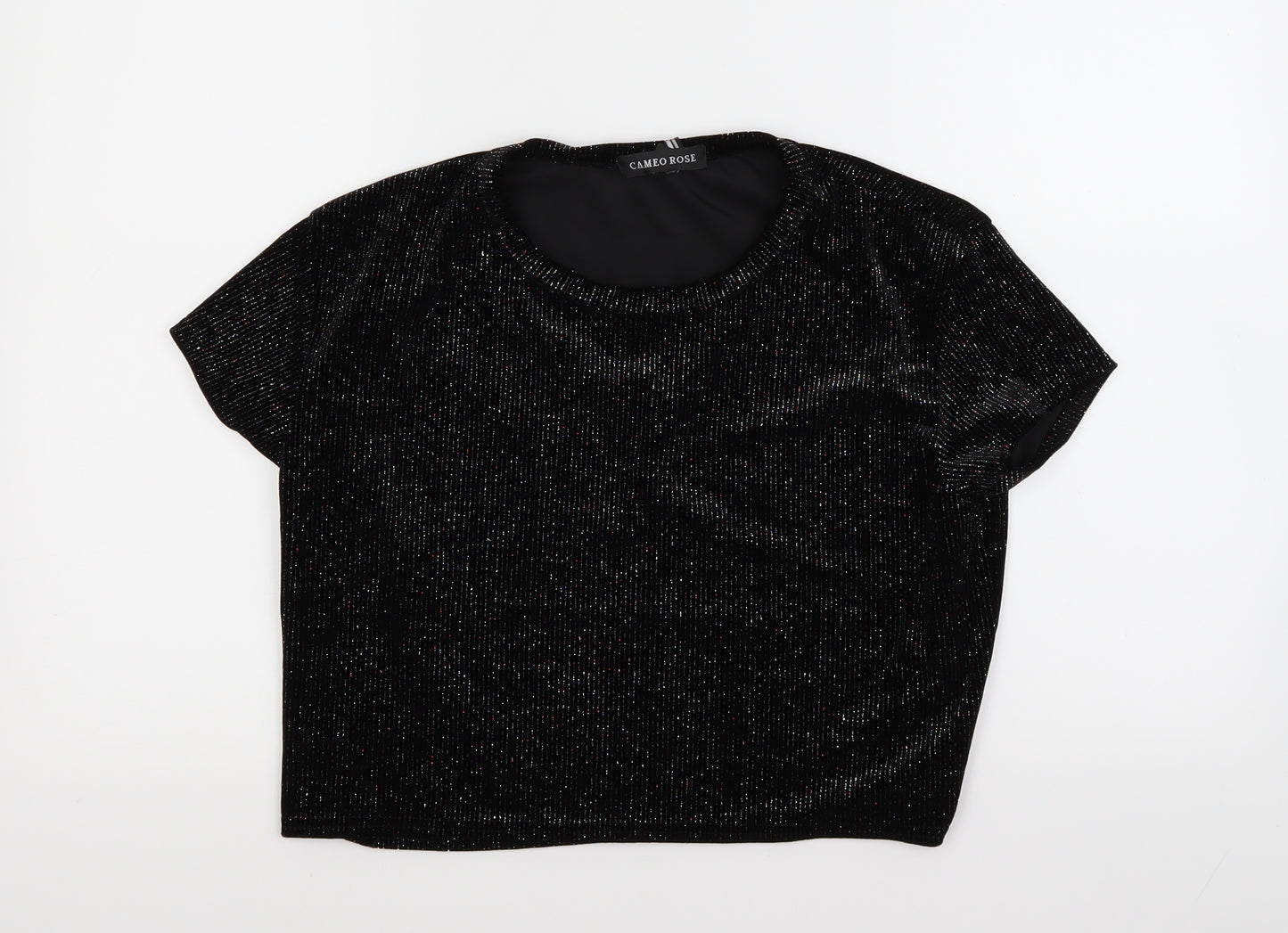 cameo rose Womens Black   Cropped T-Shirt Size 12