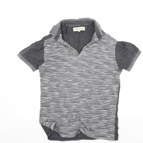 River Island Mens Grey    Polo Size XS