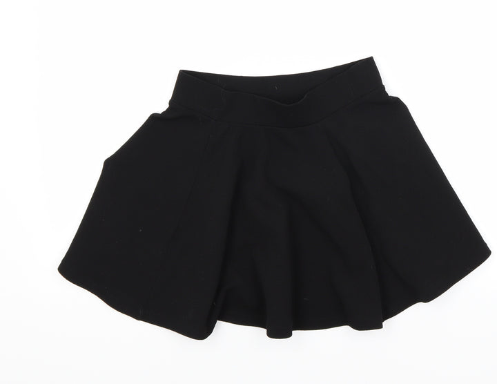 New Look Girls Black Mini Skirt Size 10 Years