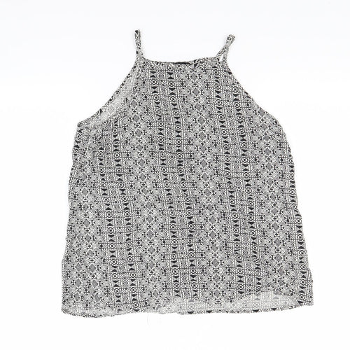 New Look Womens Grey   Basic Tank Size 8