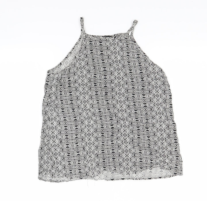 New Look Womens Grey Basic Tank Size 8