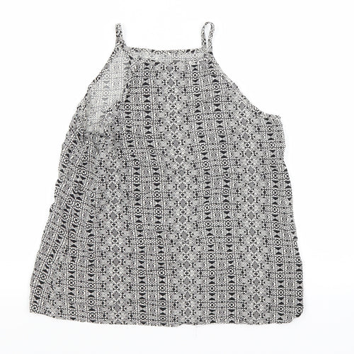 New Look Womens Grey   Basic Tank Size 8