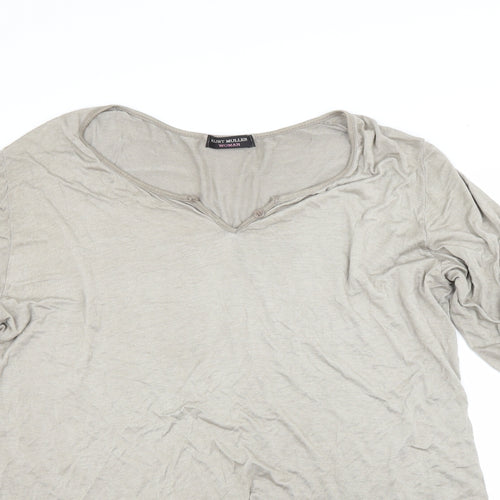 Kurt Muller Womens Brown   A-Line  Size L
