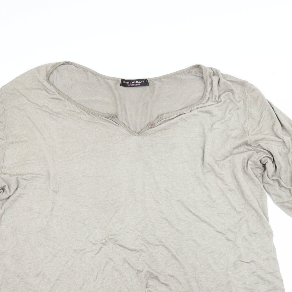 Kurt Muller Womens Brown   A-Line  Size L