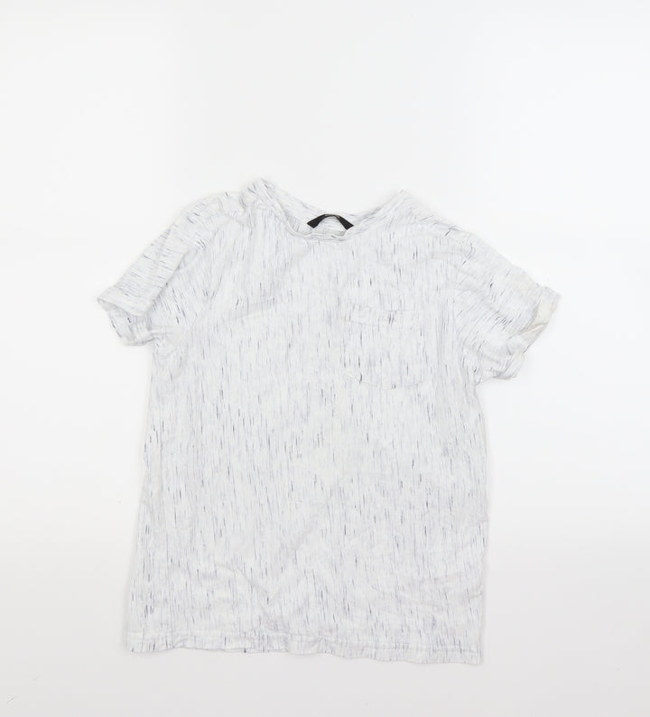 George Boys Grey Basic T-Shirt Size 8-9 Years