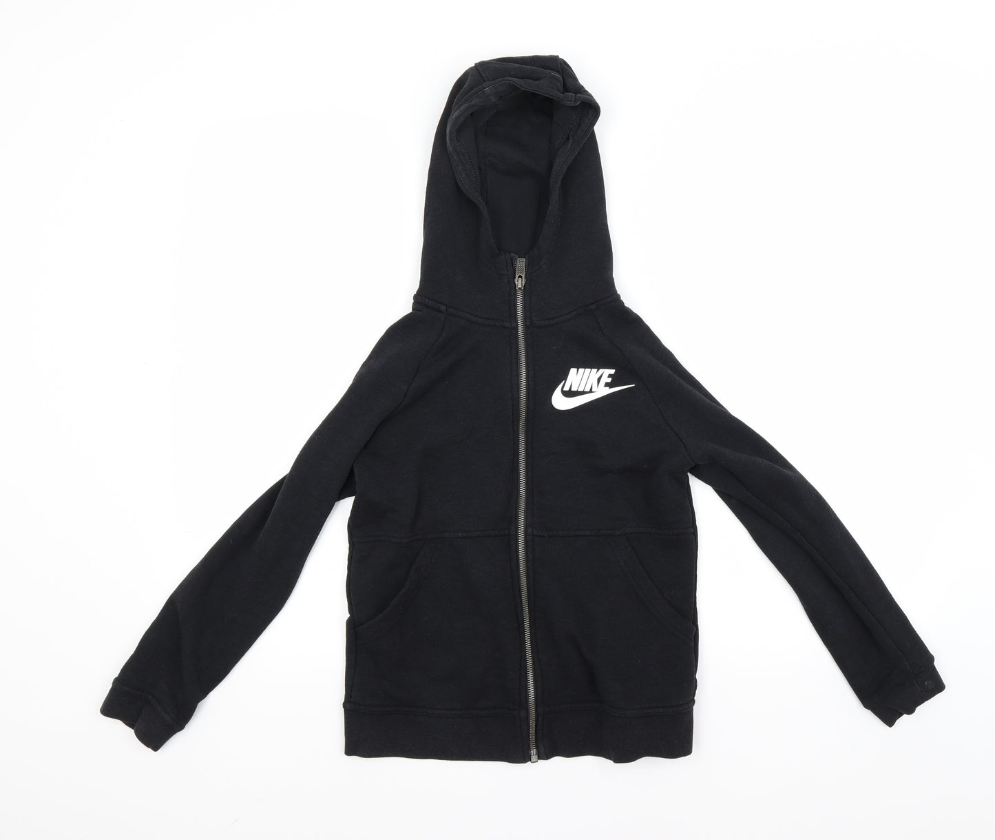 Nike Boys Black   Full Zip Hoodie Size M