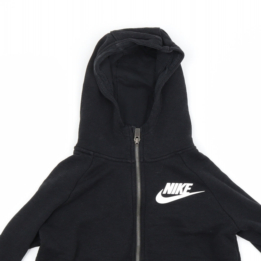 Nike Boys Black   Full Zip Hoodie Size M