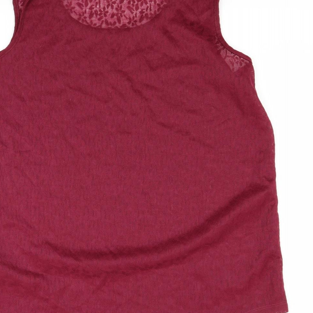 Antology Womens Red   Camisole Blouse Size 14