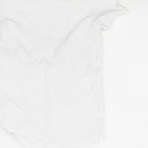 Nutmeg Girls White   Basic T-Shirt Size 8-9 Years