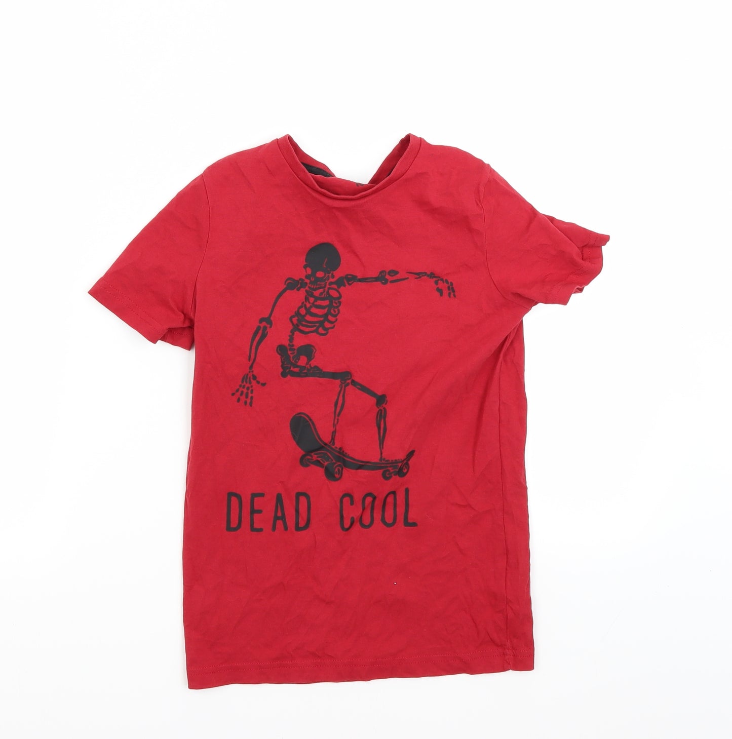 TU Boys Red   Basic T-Shirt Size 9 Years