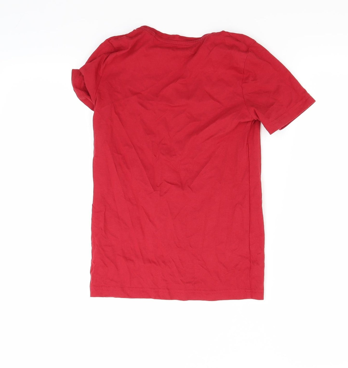 TU Boys Red   Basic T-Shirt Size 9 Years