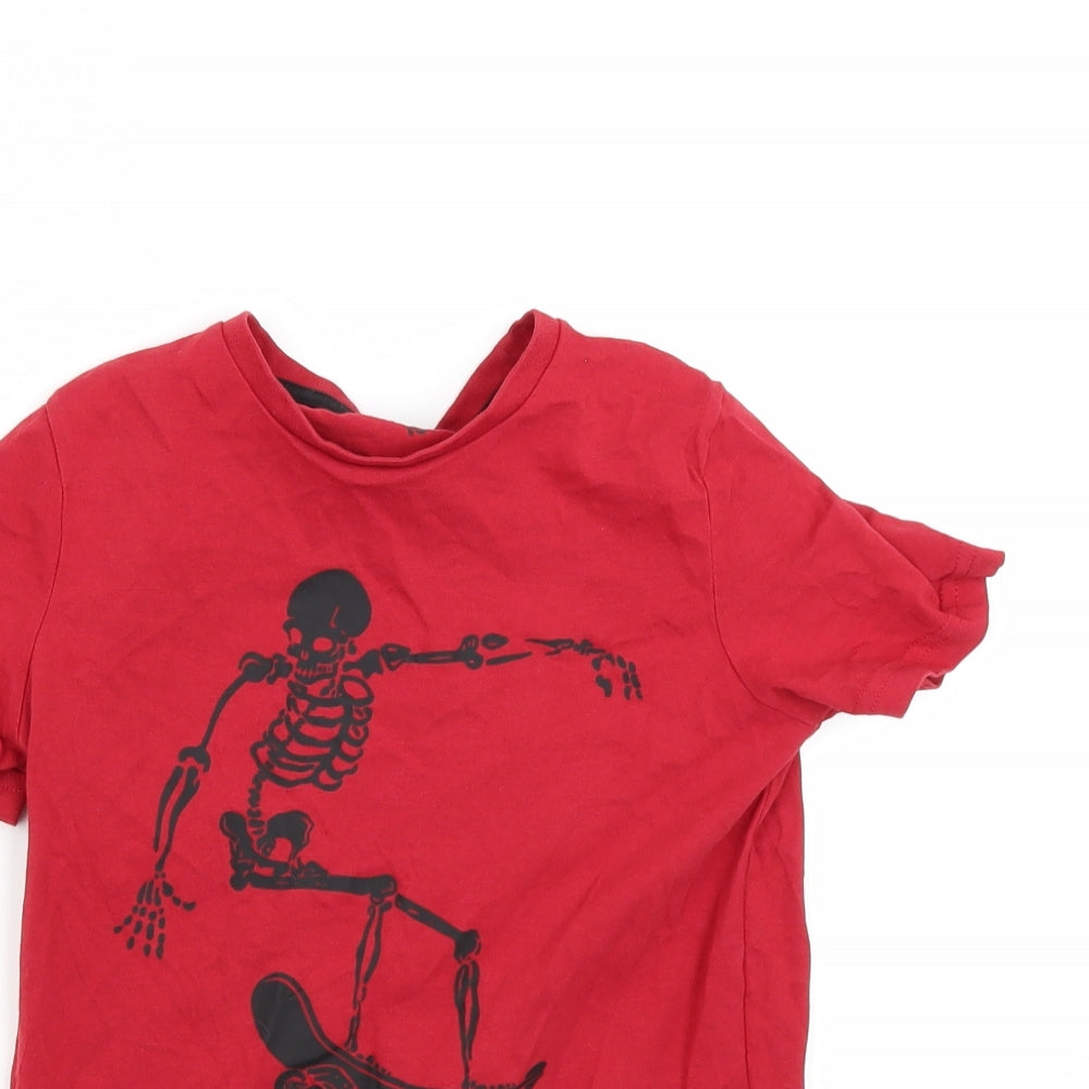 TU Boys Red   Basic T-Shirt Size 9 Years