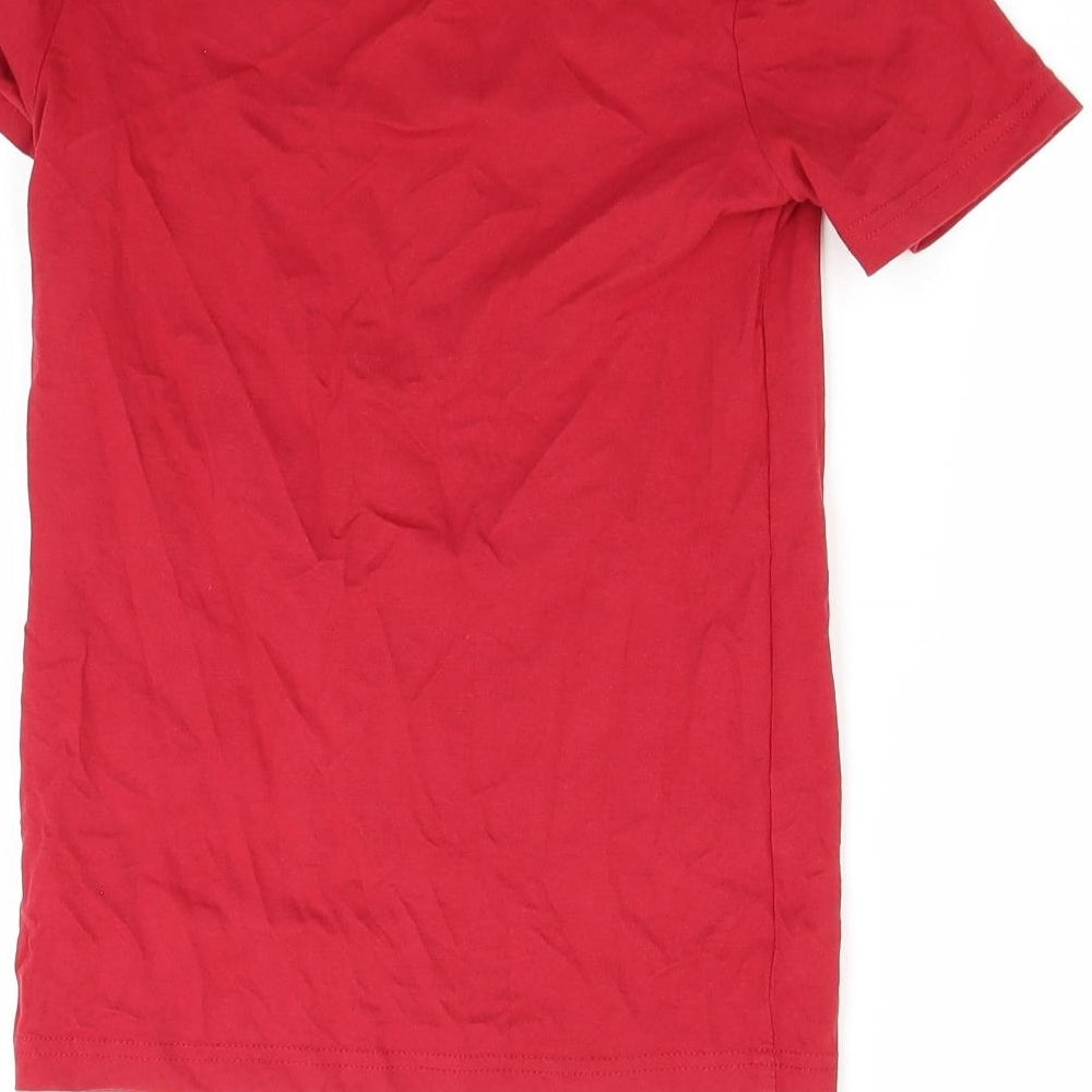 TU Boys Red   Basic T-Shirt Size 9 Years