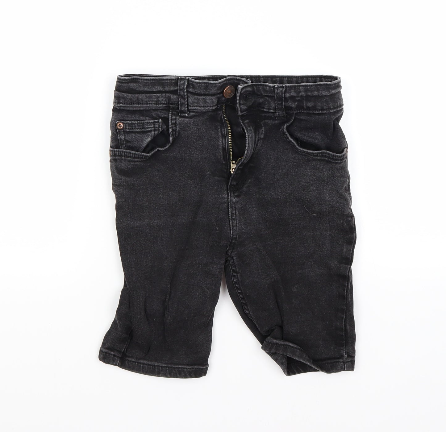 River Island Boys Black   Chino Shorts Size 9-10 Years