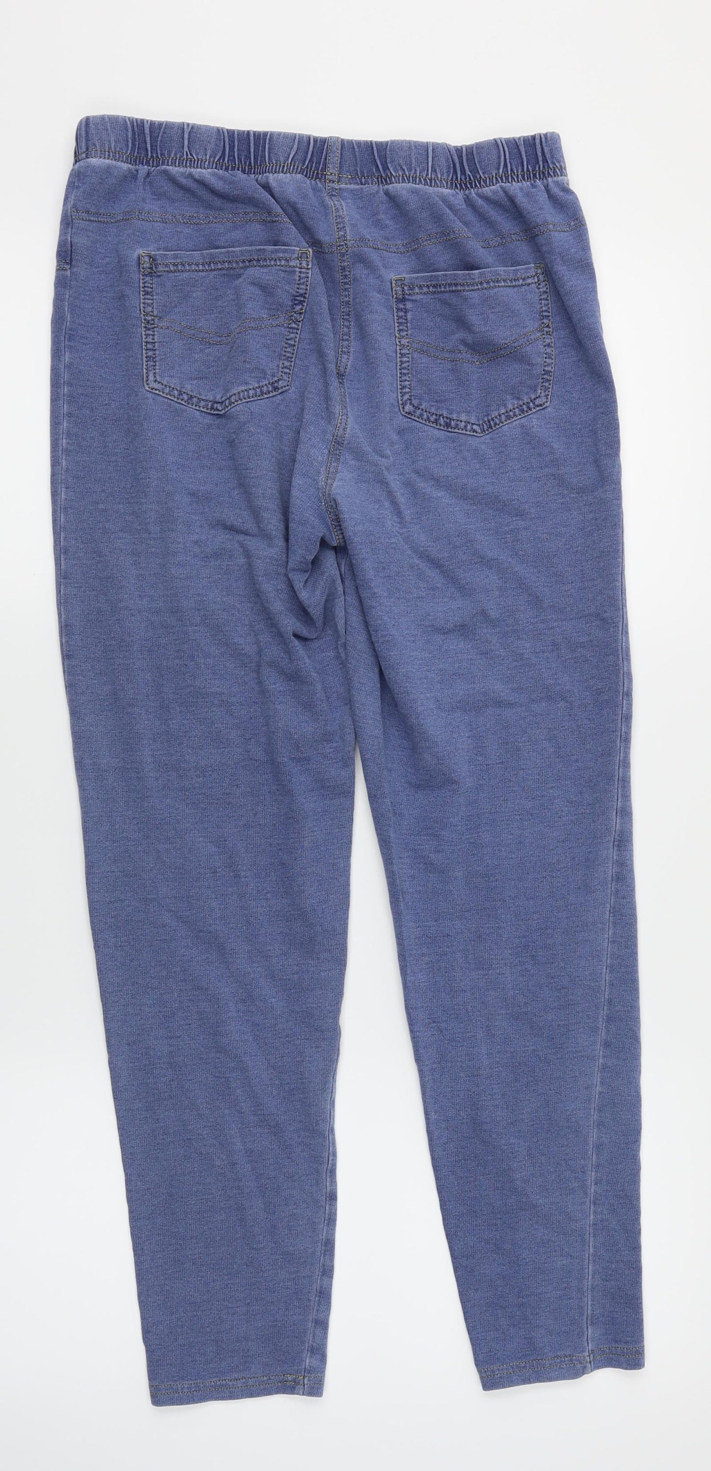 George Womens Blue   Jegging Leggings Size 14 L25 in