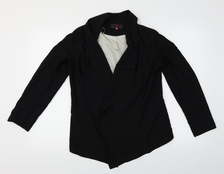 New Look Womens Black Jacket Blazer Size 8