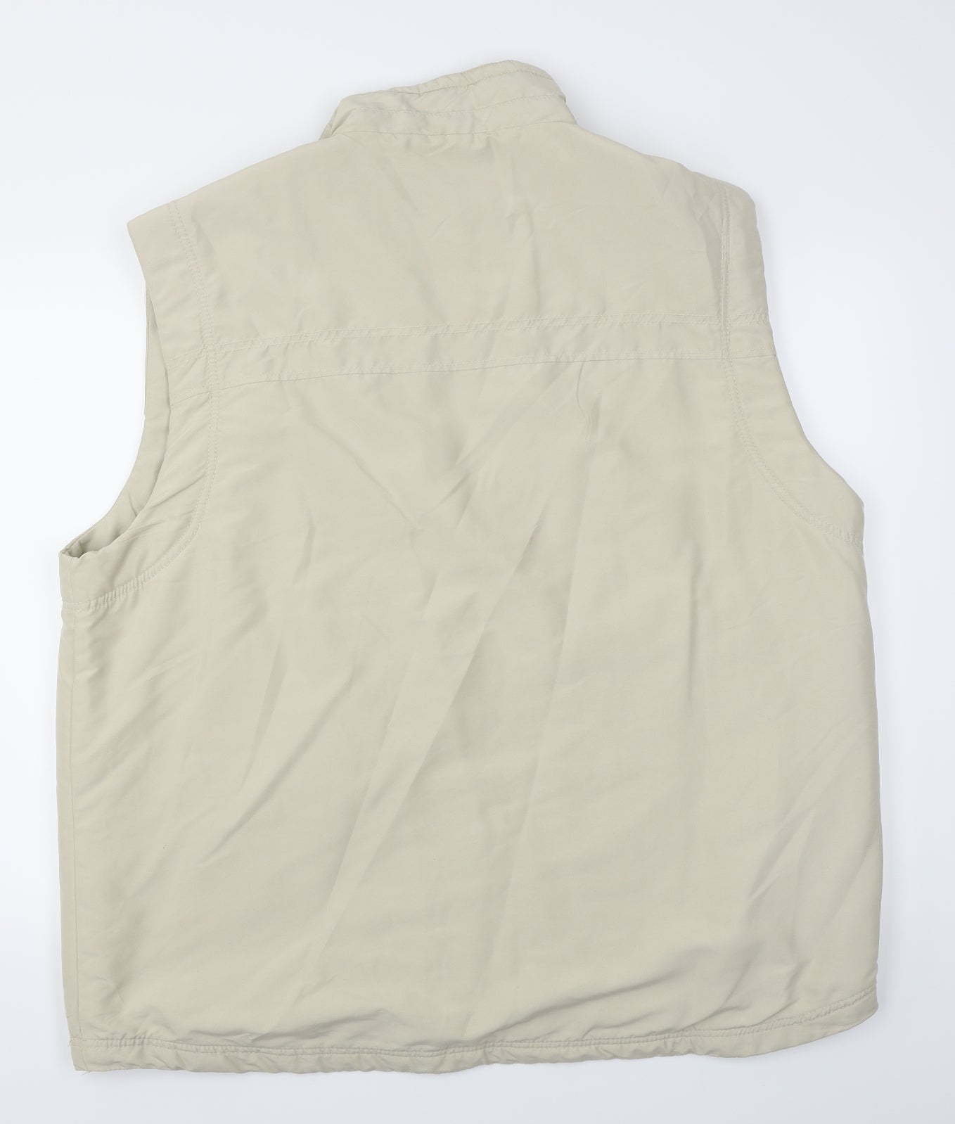 EWM Mens Beige   Gilet Jacket Size 2XL
