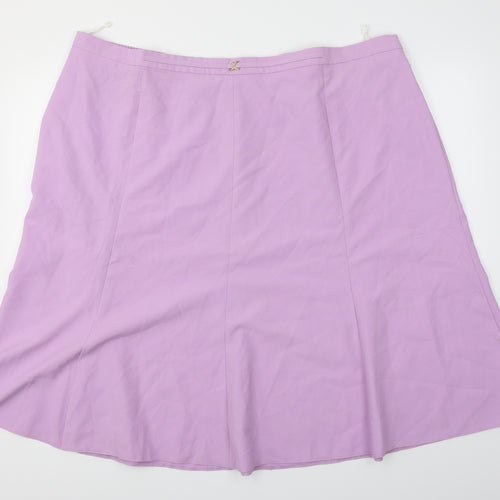 Slimma Womens Purple   A-Line Skirt Size 30