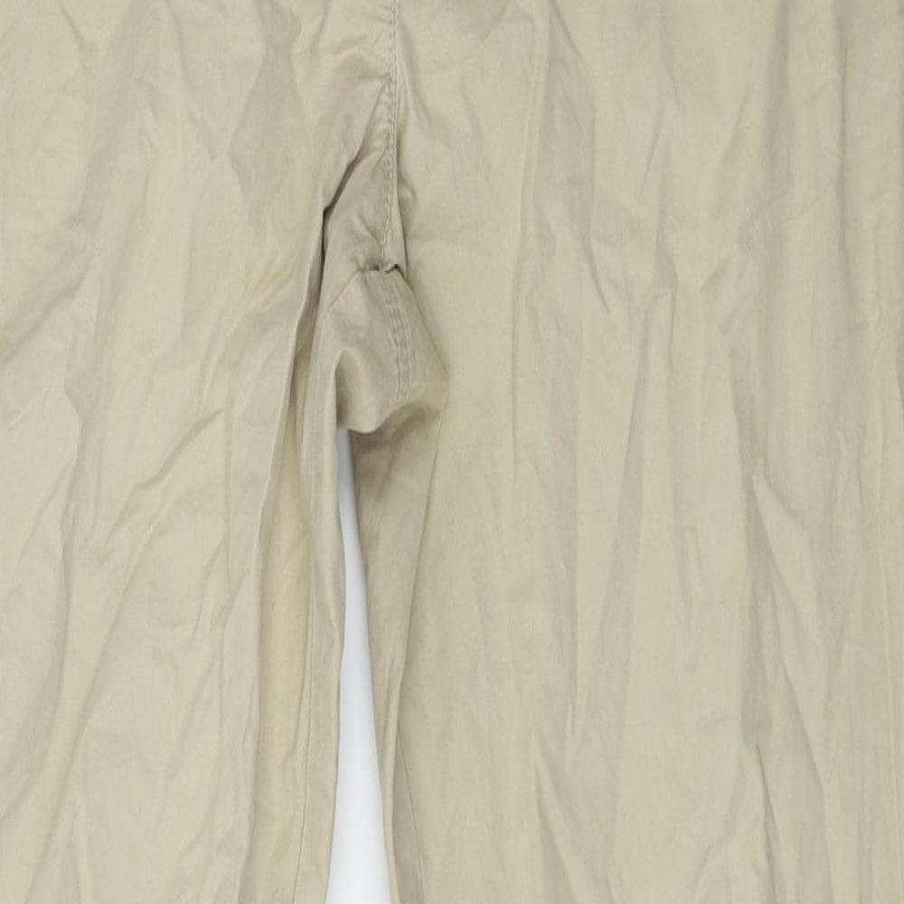 NEXT Womens Beige   Carpenter Trousers Size 10 L28 in