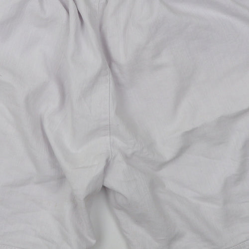 Moda Impresion Womens White   Cargo Shorts Size 3XL