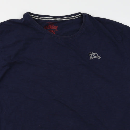 Tokyo Laundry Mens Blue    T-Shirt Size XL
