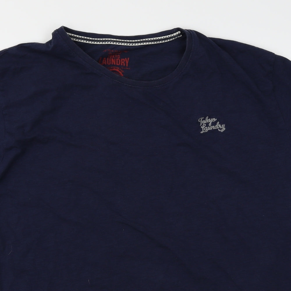 Tokyo Laundry Mens Blue    T-Shirt Size XL