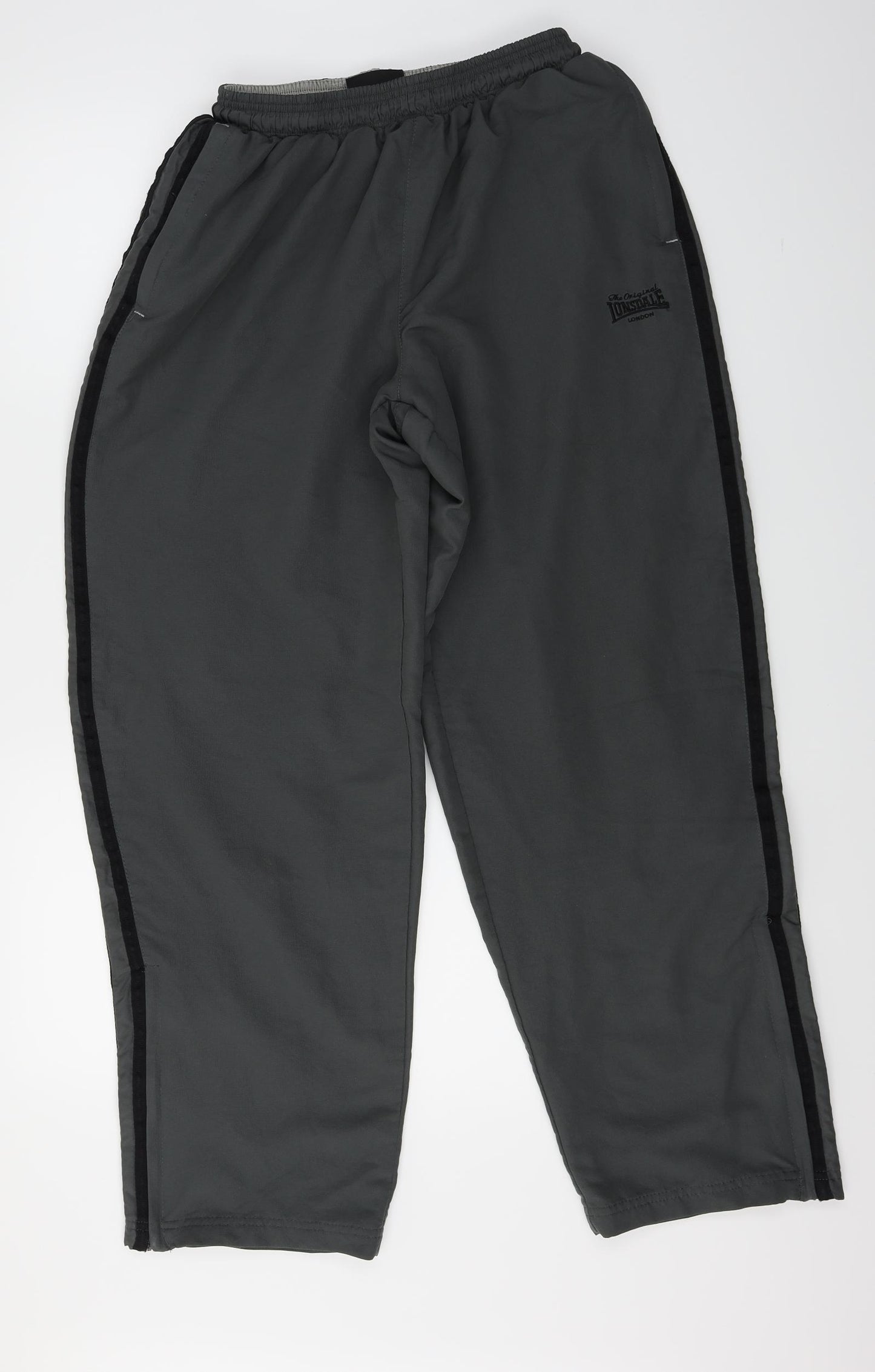 Lonsdale Mens Grey   Track Pants Trousers Size M L29 in